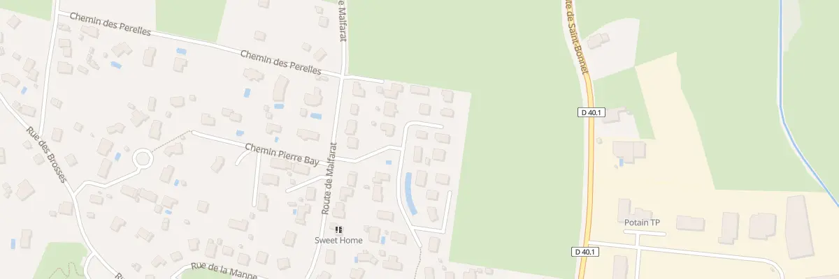 Plan du 94 Rue Chantalouette à Charlieu