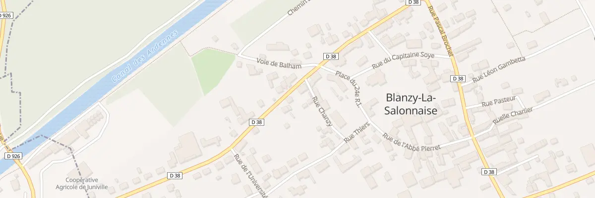 Plan du 3 Rue Armantine Carlier à Blanzy-la-Salonnaise