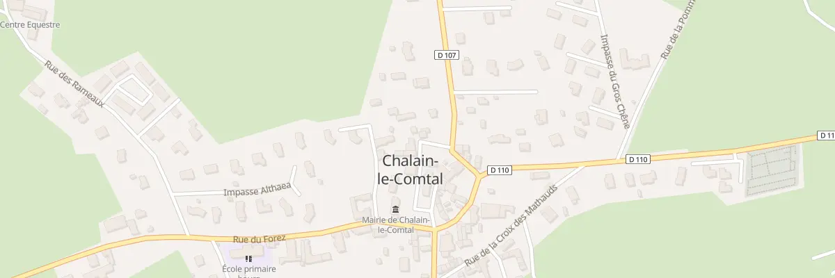 Plan du 166 Rue de la Doua à Chalain-le-Comtal