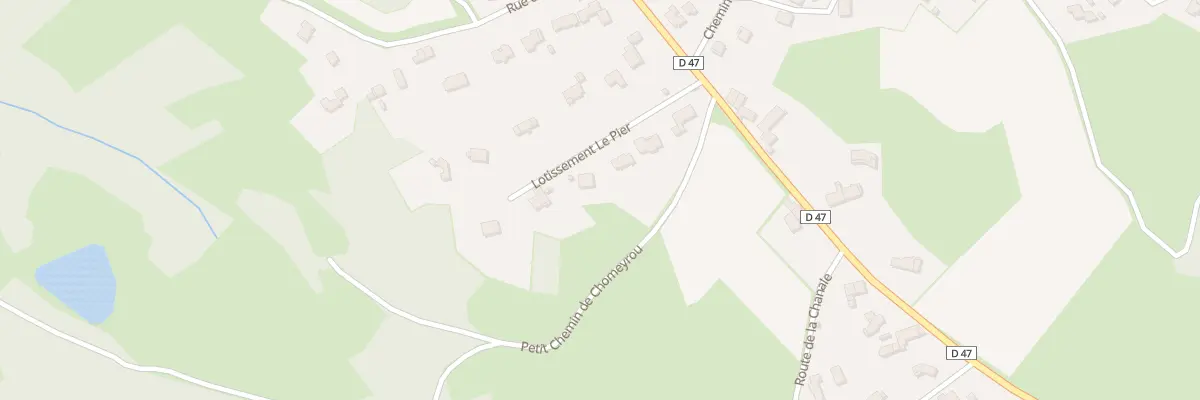 Plan du 3 Pch de Chomeyrou aux Villettes