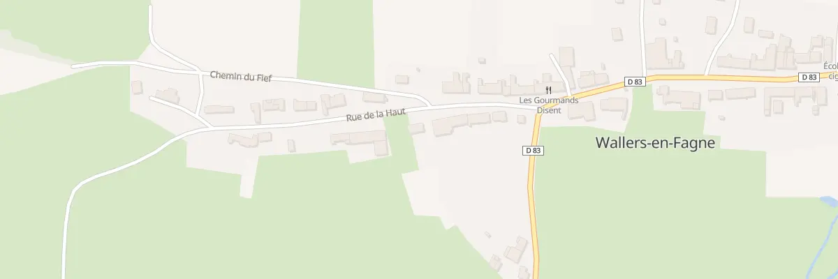 Plan du 9 Rue de la Haut à Wallers-en-Fagne