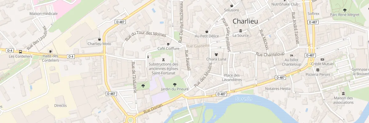 Plan du 6B Rue Raspail à Charlieu