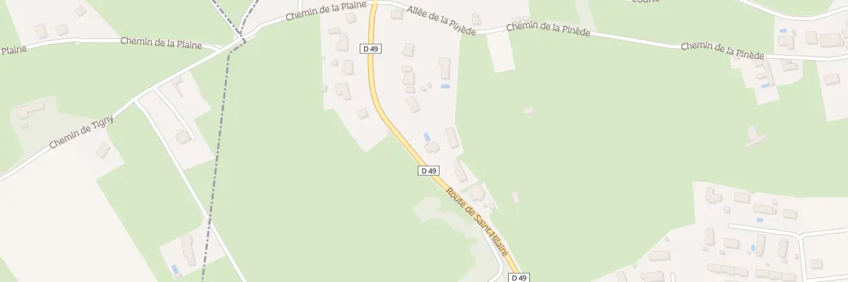Plan du 1077 Rte de Saint Hilaire à Chandon