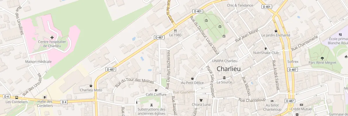 Plan du 10 Rue Denfert Rochereau à Charlieu
