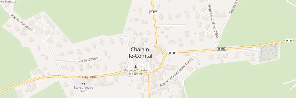 Plan du 199 Rue de la Doua à Chalain-le-Comtal