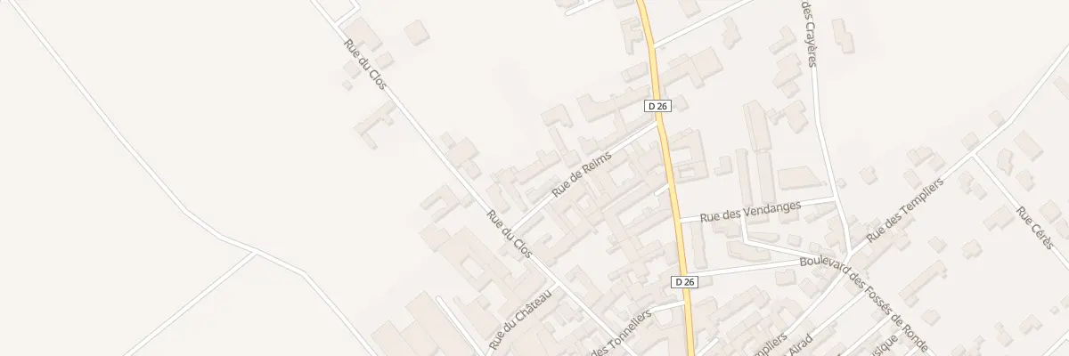 Plan du 8 Rue de Reims à Ambonnay