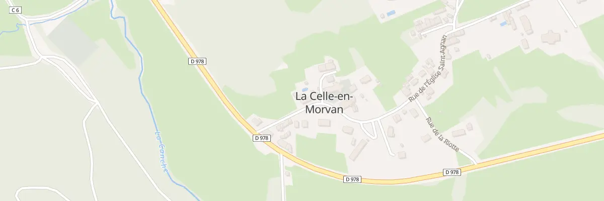 Plan du 3 Rue de l’Église Saint Agnan à La Celle-en-Morvan