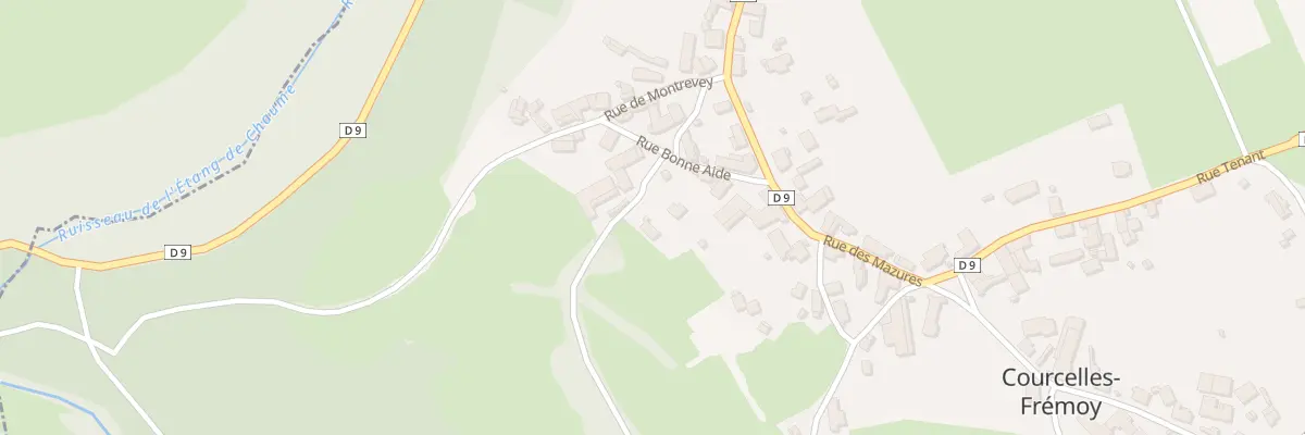 Plan du 3 Rle Bonne Aide à Courcelles-Frémoy