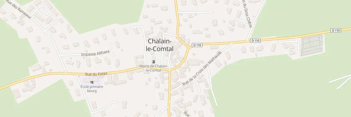 Plan du 45 Rue de la Doua à Chalain-le-Comtal