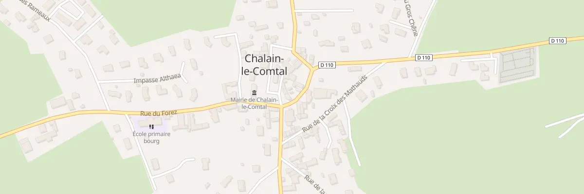 Plan du 5064 Rue de la Doua à Chalain-le-Comtal