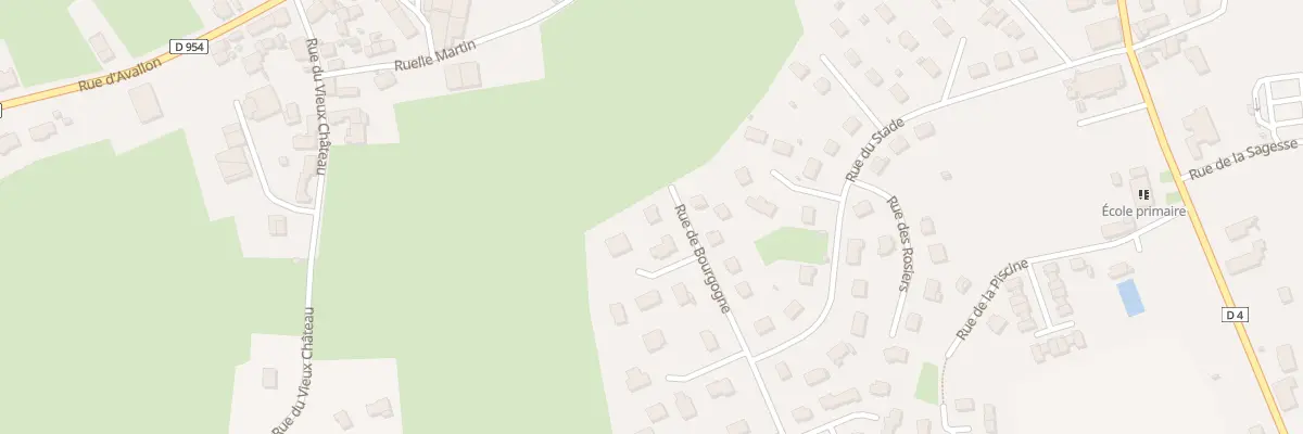 Plan du 14 Rue de Bourgogne à Époisses