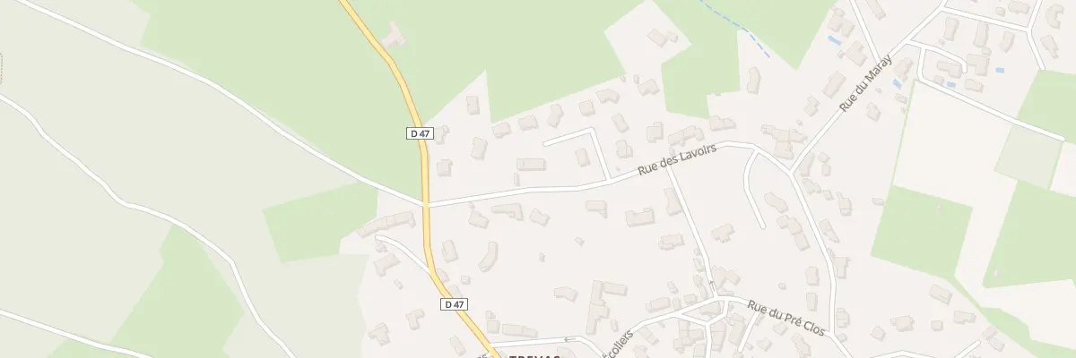 Plan du 2 Rue des Lavoirs aux Villettes