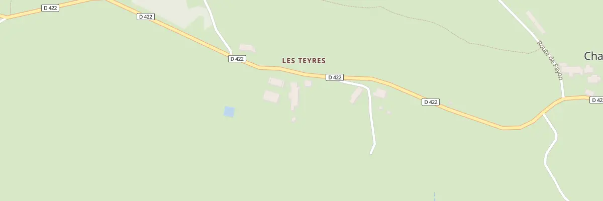 Plan du 5068 Les Teyres à Champclause