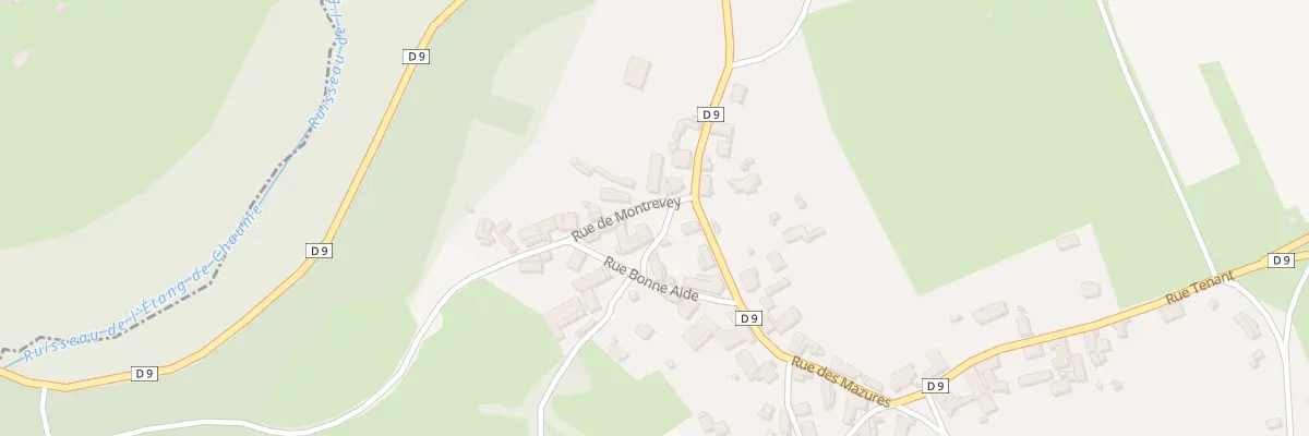 Plan du 2 Rle Baidet à Courcelles-Frémoy