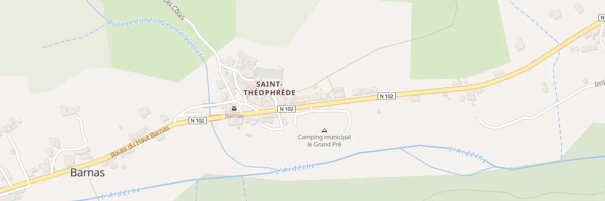Plan du 145 Rte du Bouix à Barnas