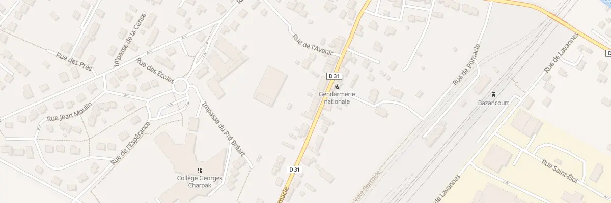 Plan du 30 Rue de Pomacle à Bazancourt