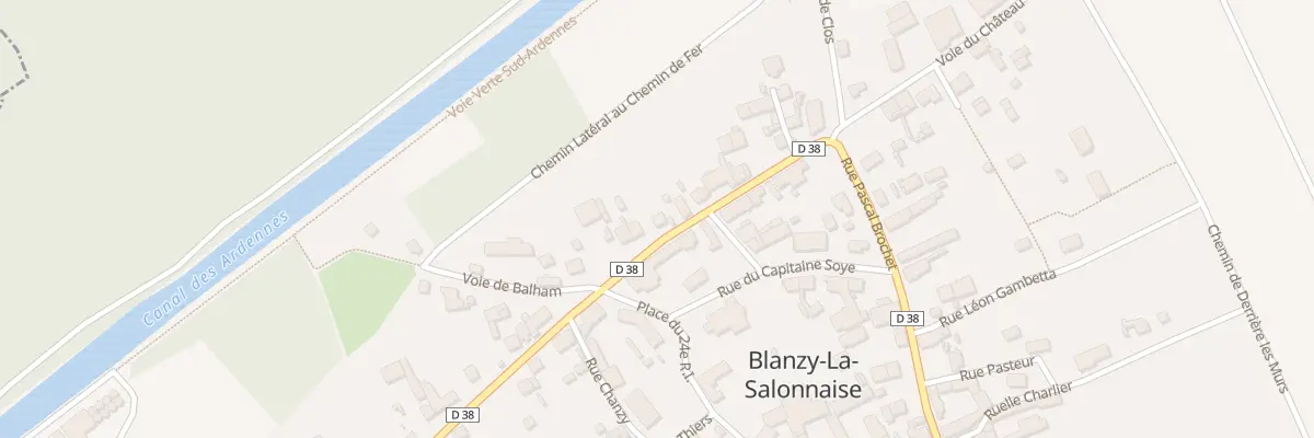 Plan du 7 Rue Theodore Guyot à Blanzy-la-Salonnaise