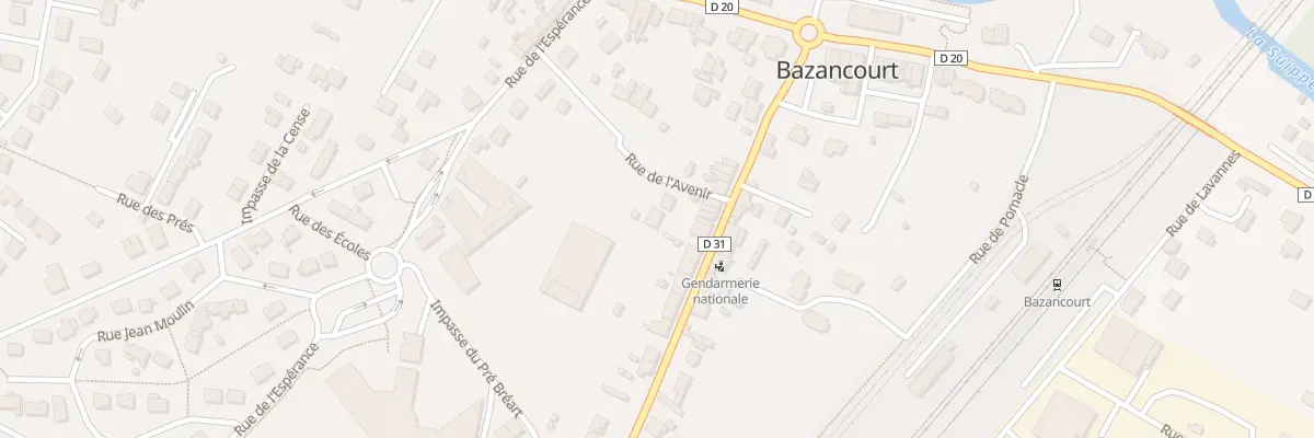 Plan du 24T Rue de Pomacle à Bazancourt