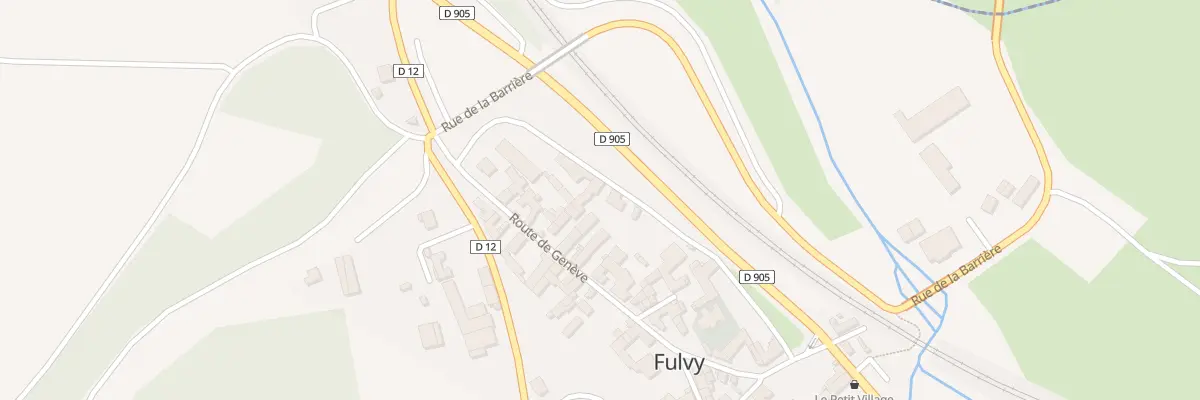 Plan du 16B Rte de Genève à Fulvy