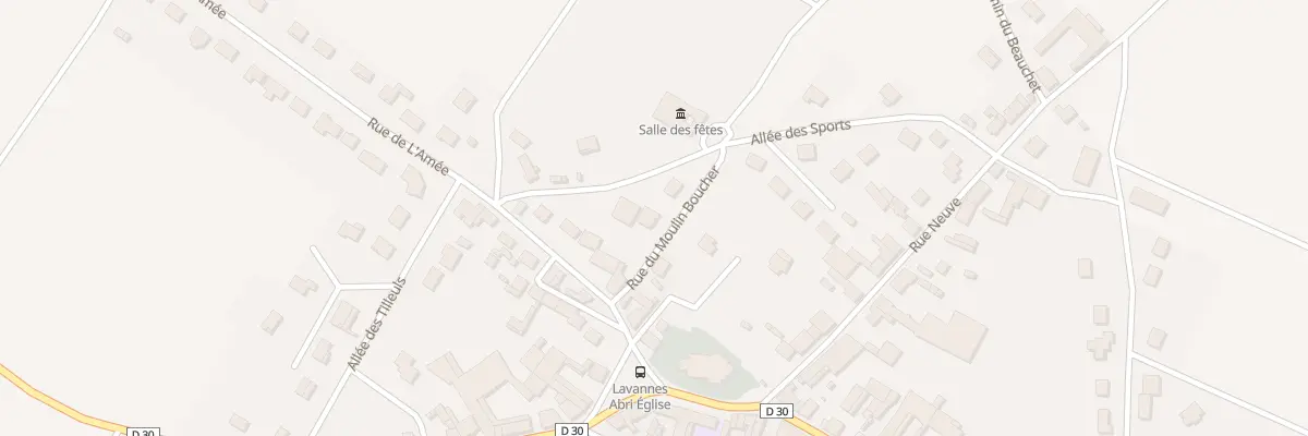 Plan du 3 Rue du Moulin Boucher à Lavannes