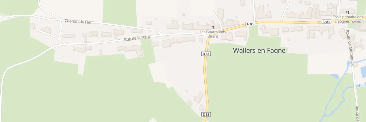 Plan du 5 Rue de la Haut à Wallers-en-Fagne