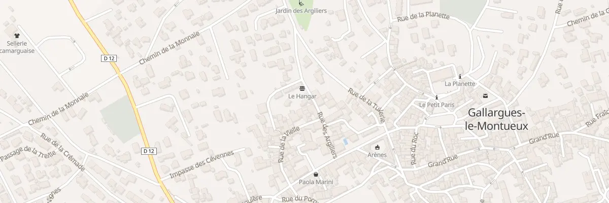 Plan du 6 Rue des Argiliers à Gallargues-le-Montueux
