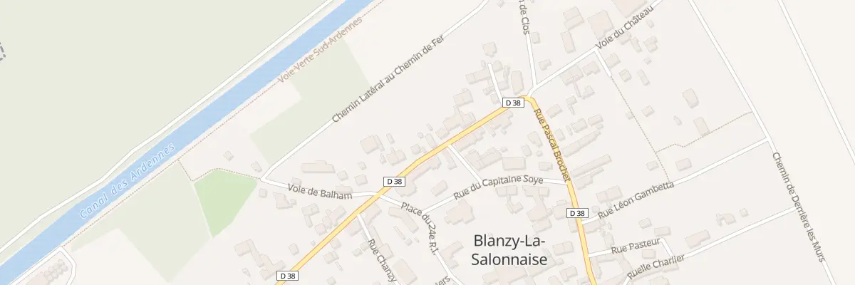 Plan du 9 Rue Theodore Guyot à Blanzy-la-Salonnaise