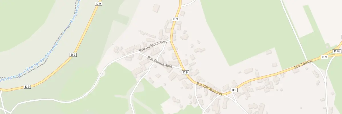 Plan du 7 Rue des Mazures à Courcelles-Frémoy