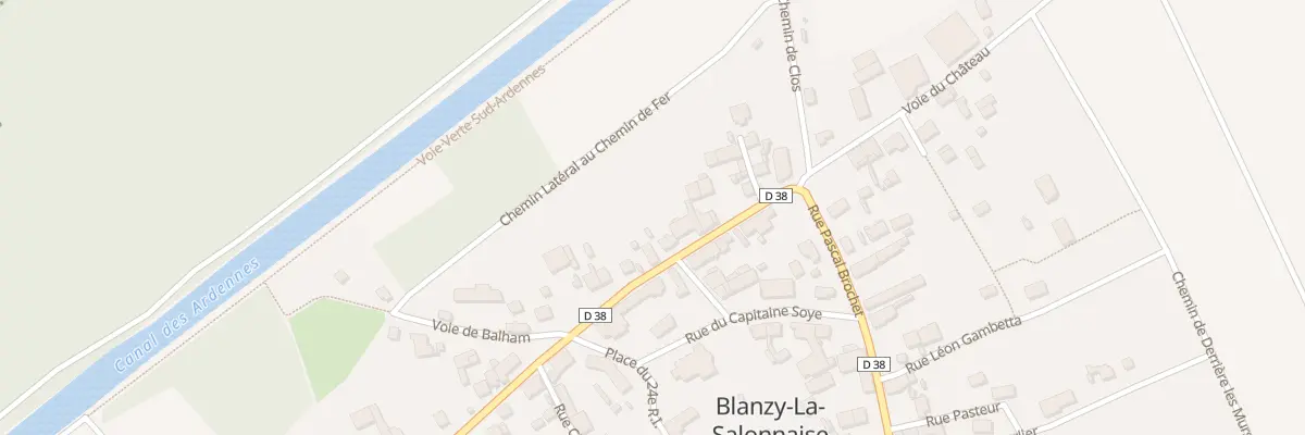 Plan du 11 Rue Theodore Guyot à Blanzy-la-Salonnaise