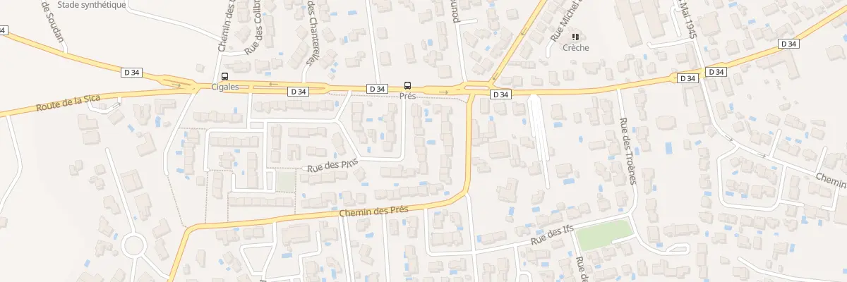 Plan du 7 Rue des Narcisses à Marsillargues