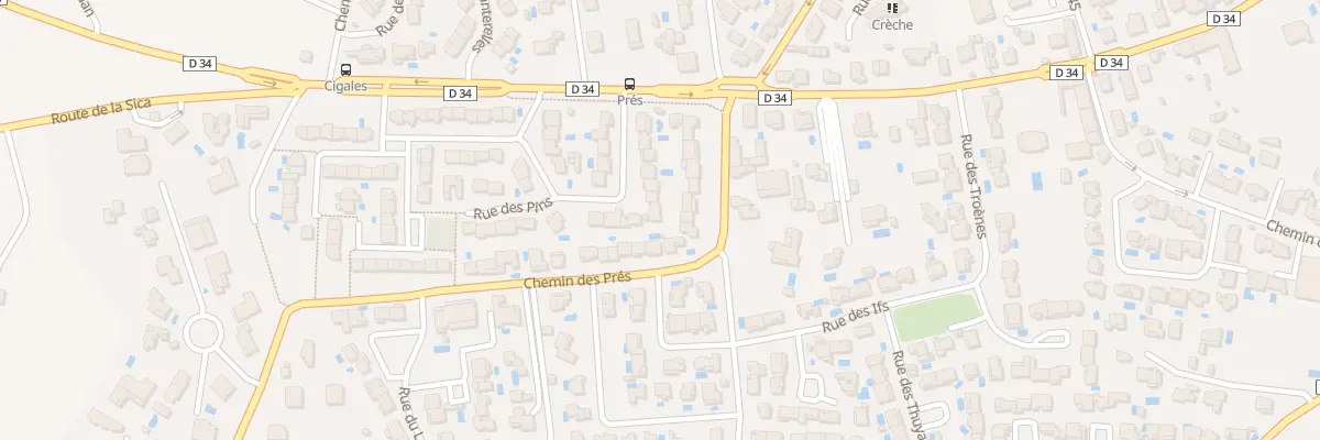 Plan du 13 Rue des Narcisses à Marsillargues