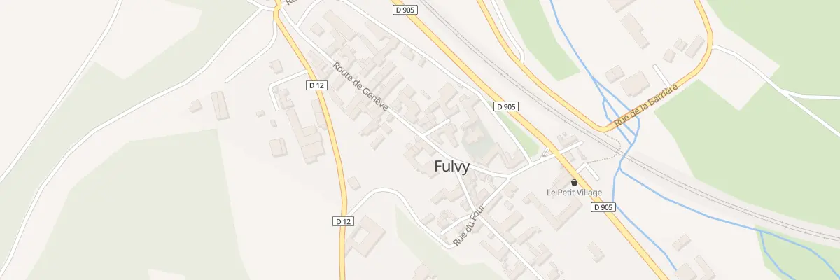 Plan du 15 Rte de Genève à Fulvy