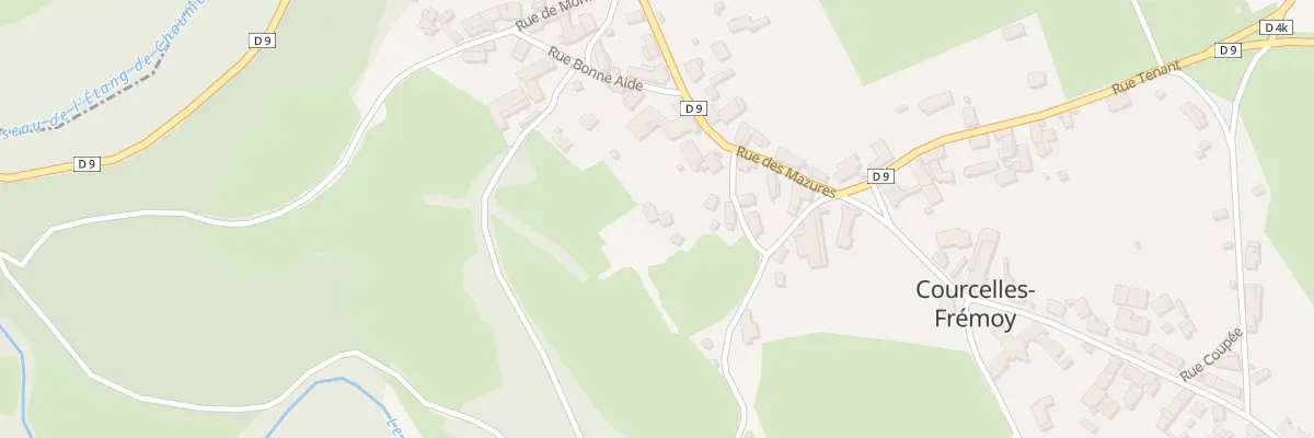 Plan du 2B Rle Rochelet à Courcelles-Frémoy