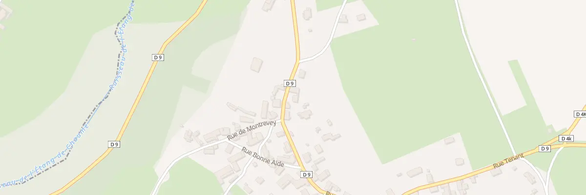 Plan du 22 Rue des Mazures à Courcelles-Frémoy