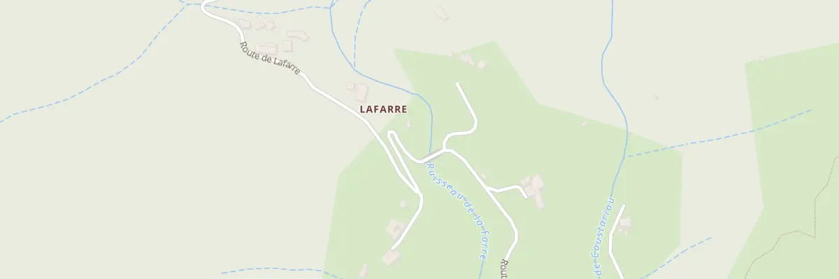 Plan du 5224 L’Hubac de Lafarre à Barnas