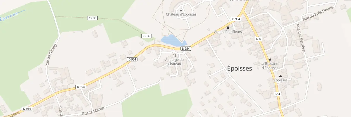 Plan du 19 Rue des Eperons à Époisses