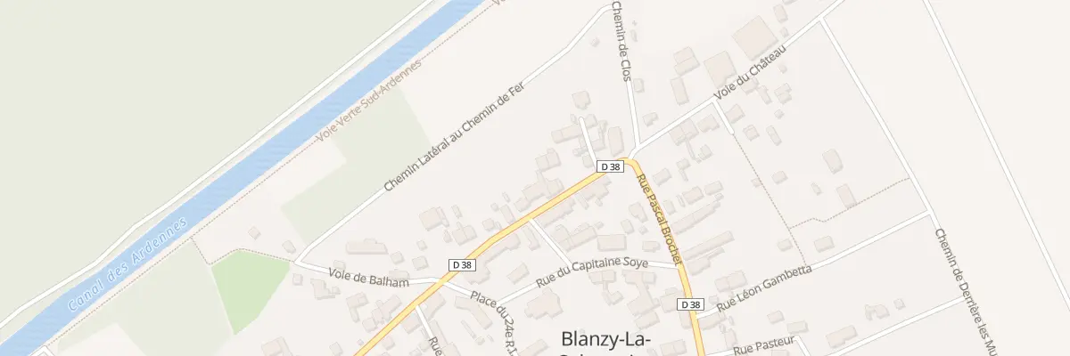Plan du 13 Rue Theodore Guyot à Blanzy-la-Salonnaise