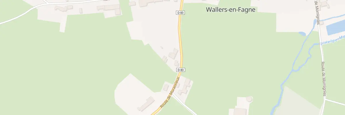 Plan du 6 Rte de Moranrieux à Wallers-en-Fagne