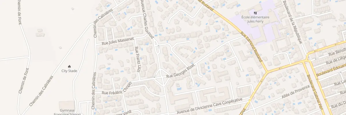 Plan du 4 Rue Hector Berlioz à Marsillargues