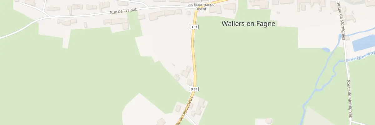 Plan du 4 Rte de Moranrieux à Wallers-en-Fagne