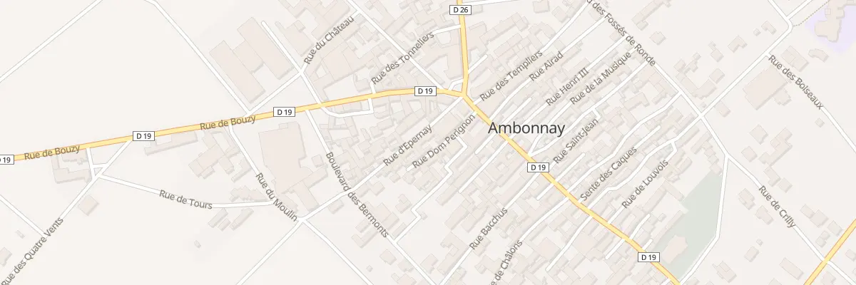 Plan du 6 Rue Dom Pérignon à Ambonnay