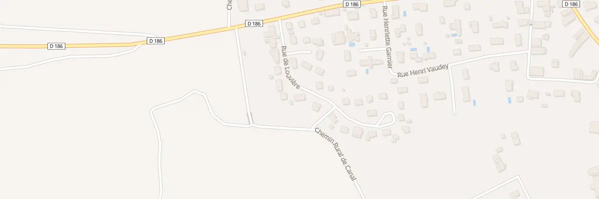Plan du 14 Rue de la Louvière à Bouranton