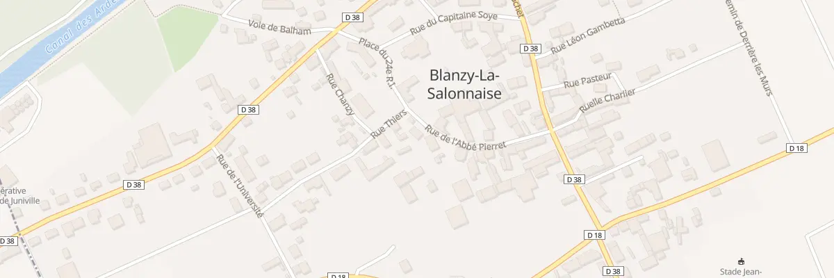 Plan du 4 Rue de l’Abbe Pierret à Blanzy-la-Salonnaise