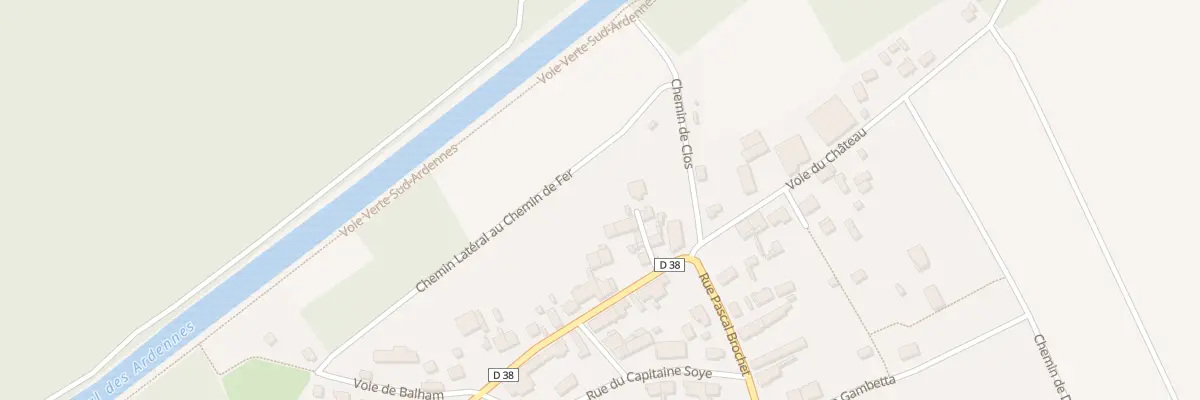 Plan du 19 Rue Theodore Guyot à Blanzy-la-Salonnaise