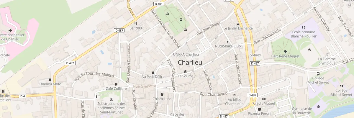Plan du 2 Rue Jean Morel à Charlieu