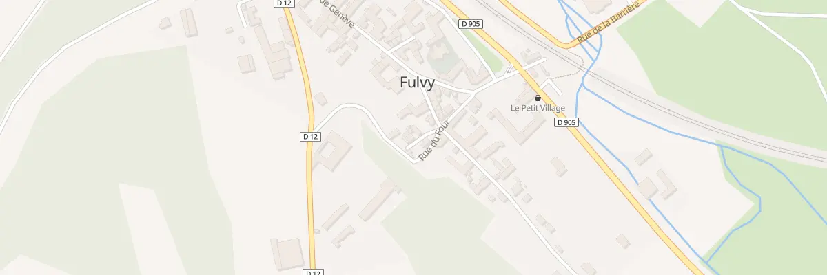 Plan du 3 Pl du Four à Fulvy