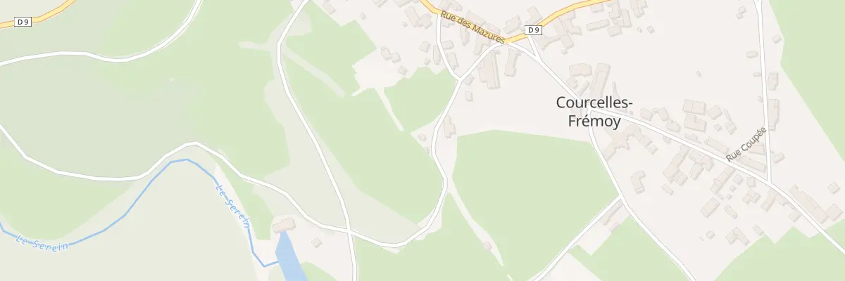 Plan du 6 Rue du Rochelet à Courcelles-Frémoy