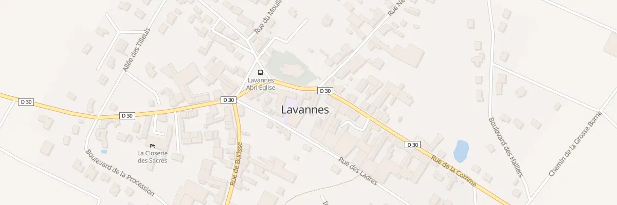 Plan du 2 Rue de la Comme à Lavannes