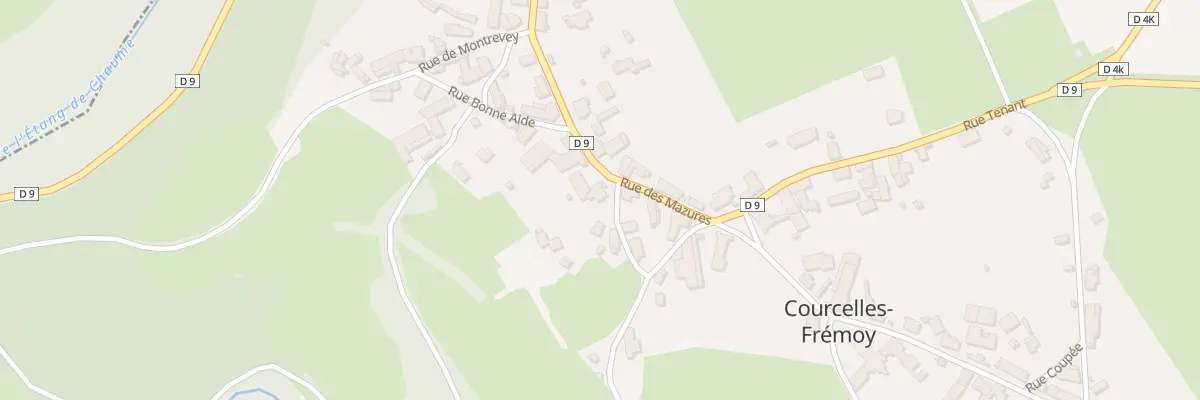 Plan du 2 Rle Rochelet à Courcelles-Frémoy