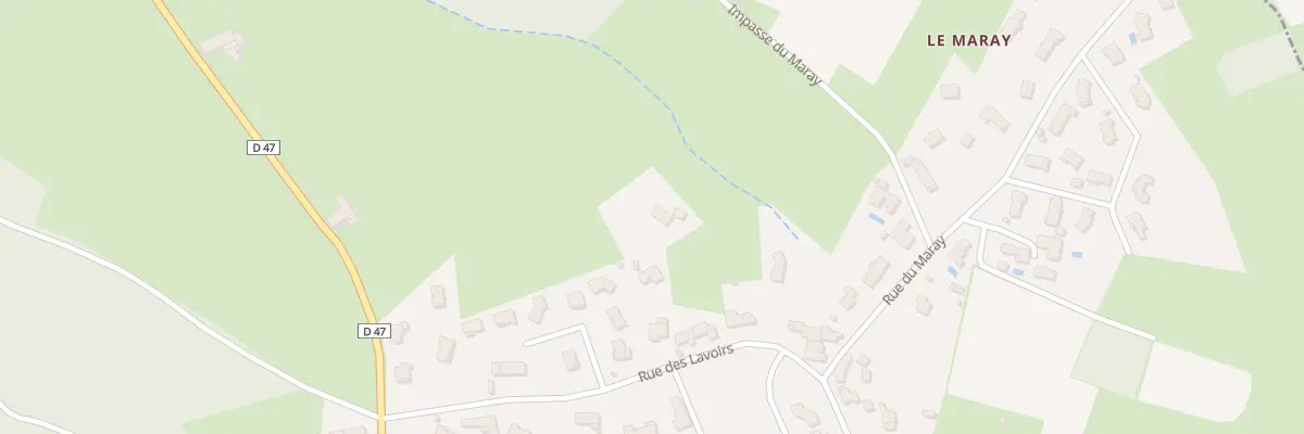 Plan du 2B Rue des Lavoirs aux Villettes